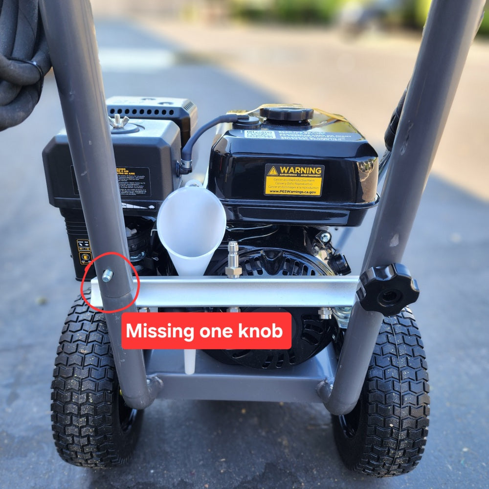 3400 PSI 2.4 GPM Gas Pressure Washer 3400 PSI 2.4 GPM Gas Pressure Washer